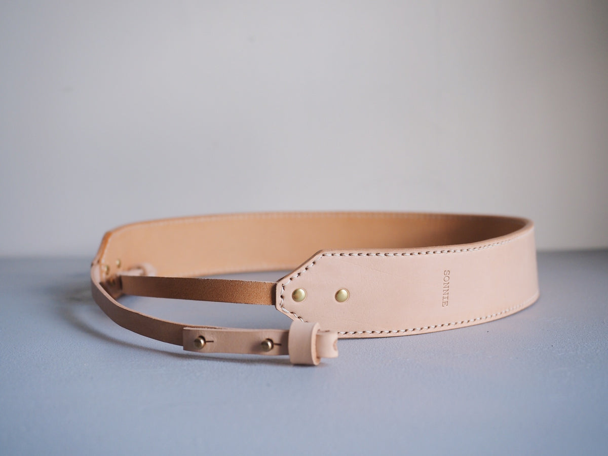 Personalized Arezzo Camera Strap Ninox Leathercraft Toronto Hong Kong