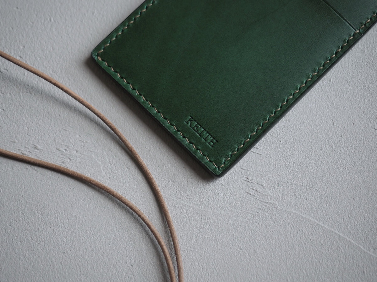 Personalized Sovana Portrait ID Holder Ninox Leathercraft Toronto