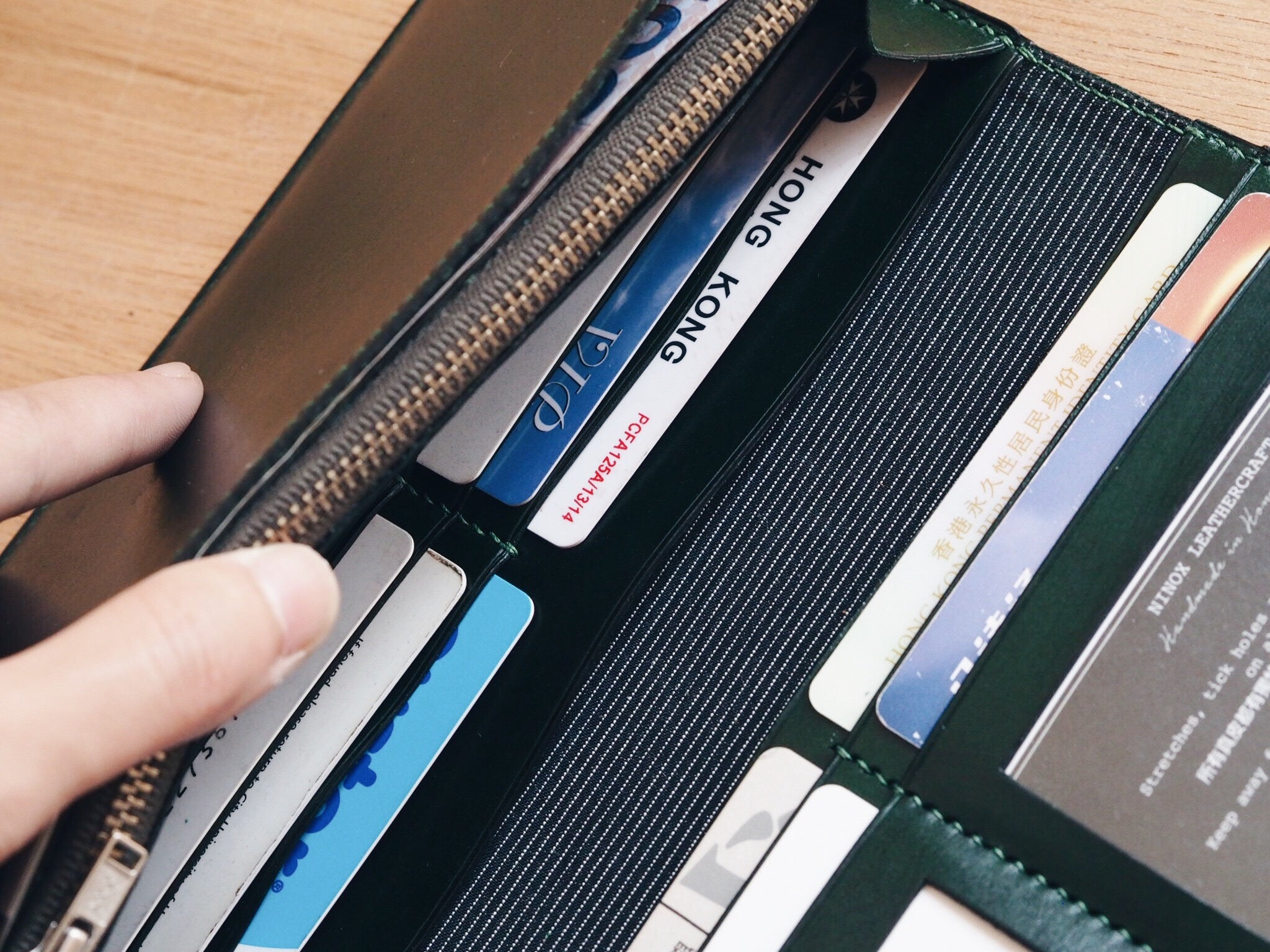 Mega Long Wallet with 10 card slots and coins bag