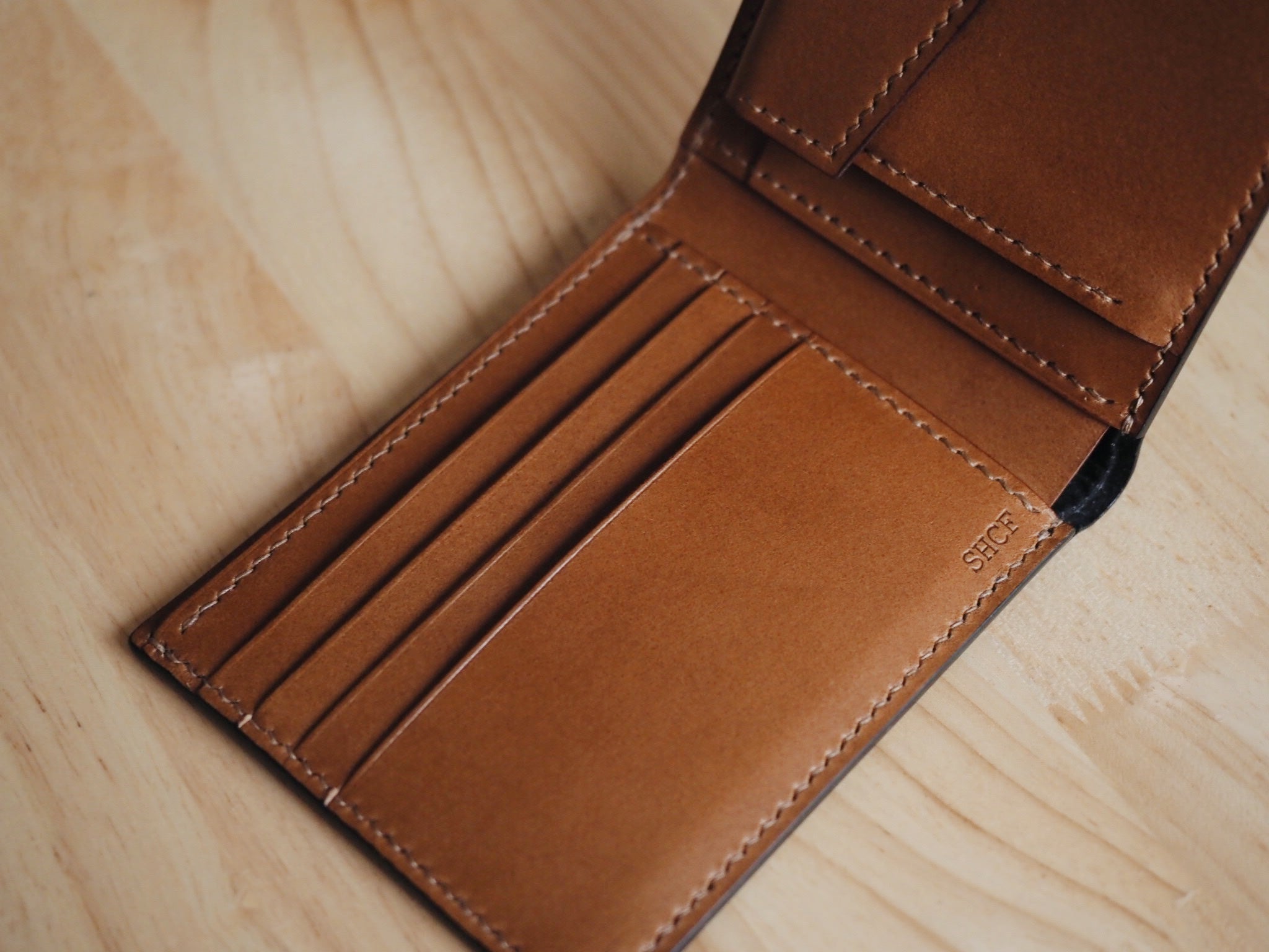 Bifold Wallet with Coins Bag