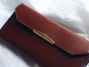 Long Wallet with 8 card slots and coins bag